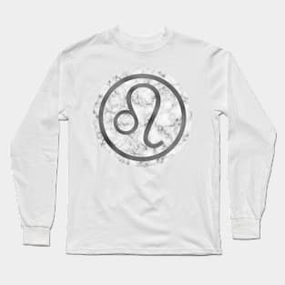 Marble Zodiac - Leo Long Sleeve T-Shirt